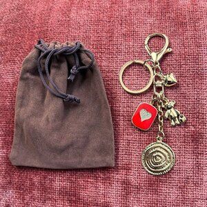 SPIRAL HEART Bag Charm 💕